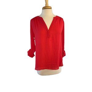 Candies Fuchsia Blouse Top Juniors Large